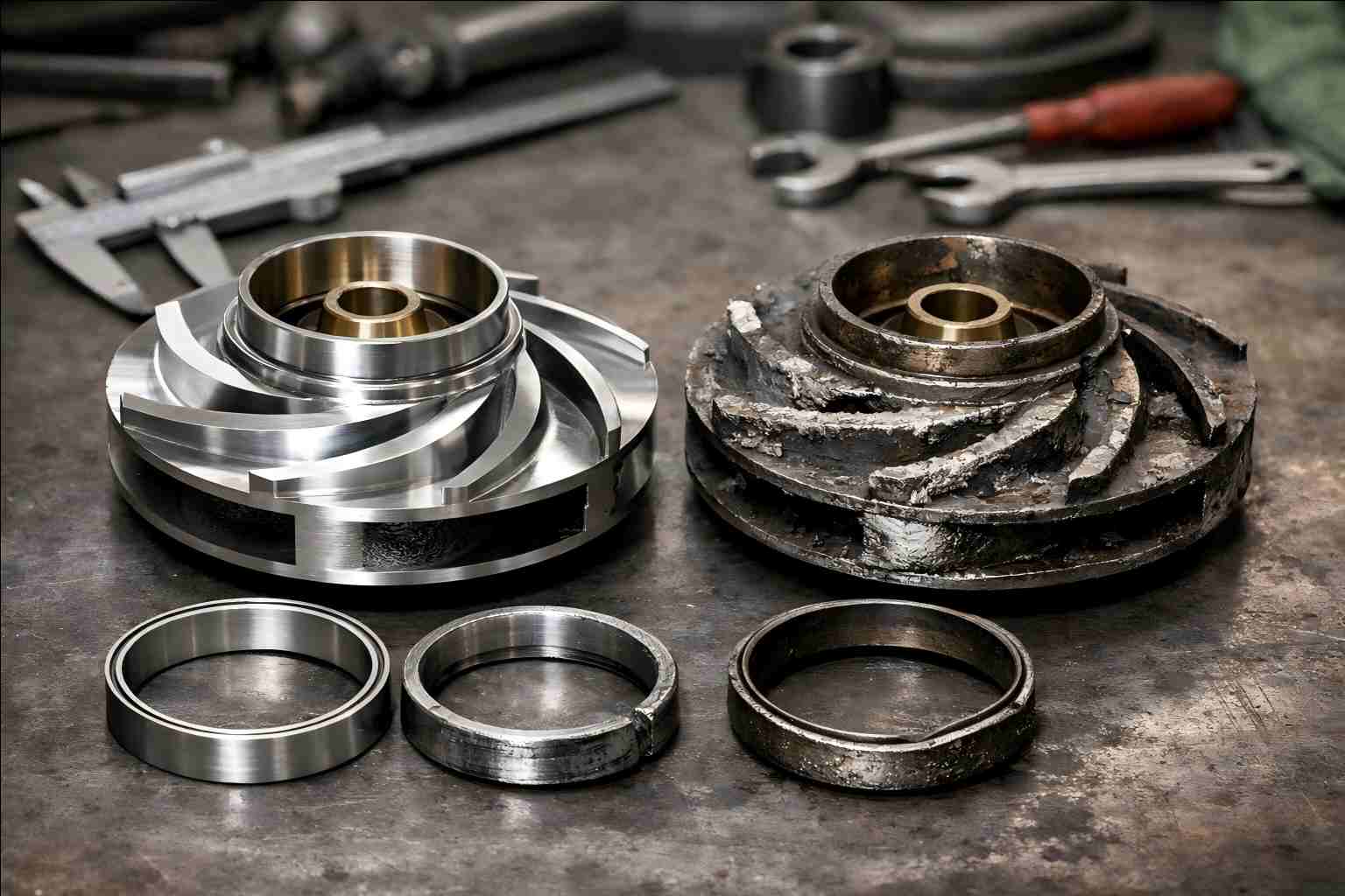 pump maintenance wear